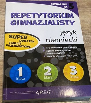 Repetytorium gimnazjalisty język niemiecki 