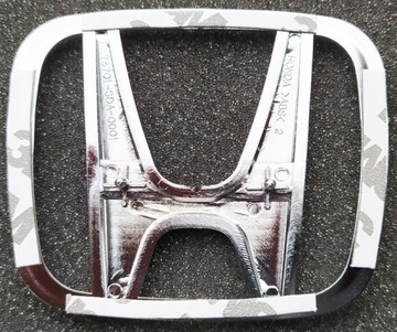 Honda emblemat znaczek logo chrom srebrny 69x56