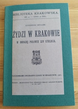 MÜLLER Żydzi w Krakowie w drugiej połowie XIV