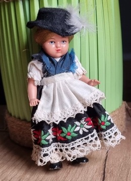 Stara mała lalka niemiecka vintage retro laleczka