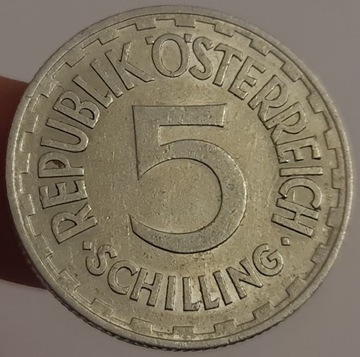 Austria 5 szylingów 1952