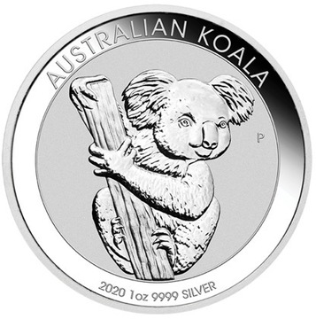 Australian Koala 2020 1 uncja srebra