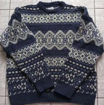 +Męski gruby sweter-duży rozmiar
