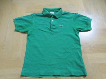 Lacoste polo koszulka zielona 128 122