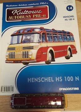Kultowy autobus Henschel HS 100 N - skala 1:72 