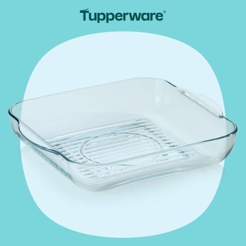 Tupperware POJEMNIK SZKLANY PREMIAGLASS GRILL 3,2L