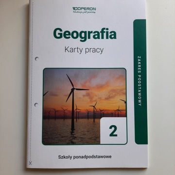 Geografia 2 zakres podstawowy, Karty pracy, Operon