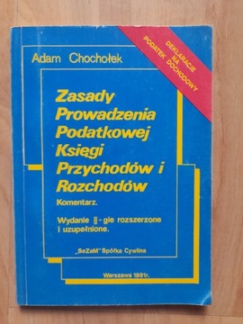 Zasady prowadzenia podatkowej księgi przychodów...