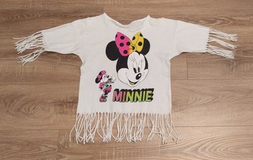 T-shirt dziecięcy – MYSZKA MINNIE – frędzle