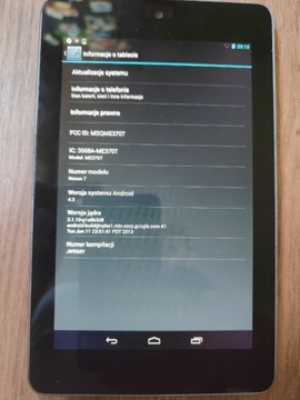 Tablet Nexus 7.   