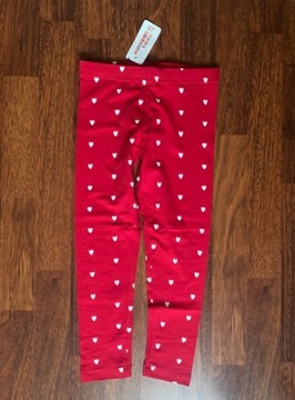 Legginsy w serduszka 5-6 lat