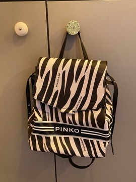 Plecak damski PINKO zebra modny