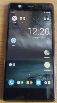 NOKIA 3 TA-1020, kolor czarny, silikonowe etui