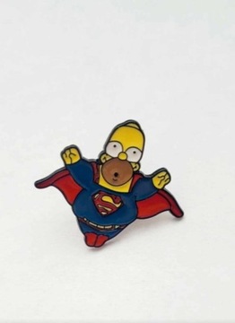 Pin pins przypinka wpinka broszka Simpson Superman