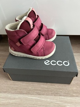 Buty ECCO.1 LITE INFANT goretex bordowe 21