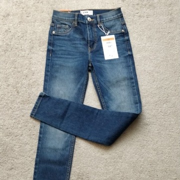 Spodnie jeansowe SINSAY r34, dżinsowe, nowe skinny