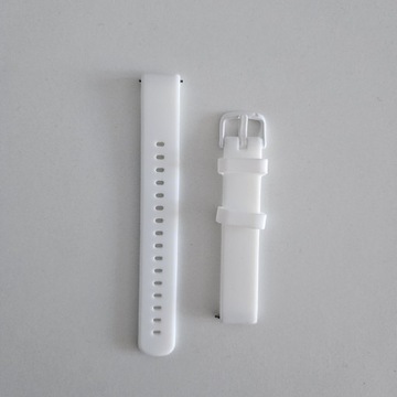 Silikonowy biały pasek do zegarka 14mm Garmin Lily 2, Daniel Wellington 