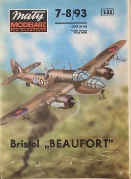 Mały Modelarz-Samolot Bristol Beaufort 7-8/93