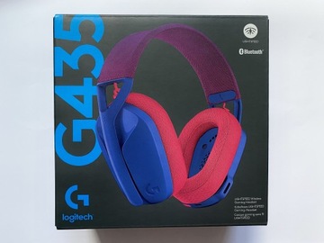 Słuchawki  Logitech G435 niebiesko-różowe