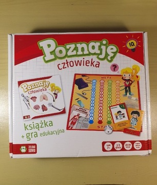 Gra edukacyjna książka Poznaję człowieka