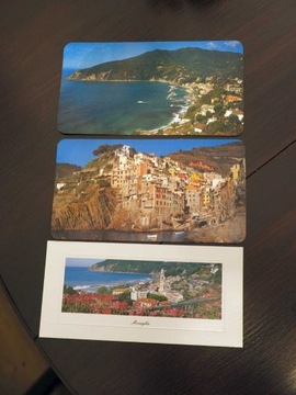 Pocztówki Włochy Moneglia Cinque Terre 3szt.