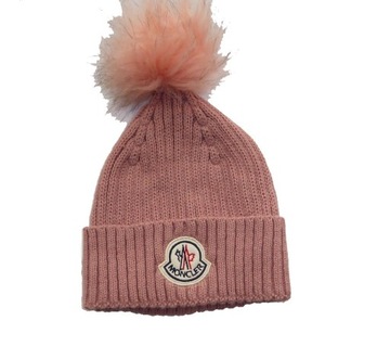 Czapka MONCLER Pink