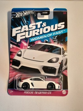 Hot wheels Porsche 718 Cayman gt4 fast and furious