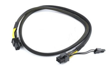 Kabel zasilający PCI-Express 6PIN-6+2PIN M-M 5szt.