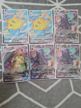 6 x pokemon kart VMax