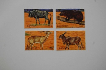 Lesotho Sw 1676-79** zwierzęta południowej Afryki