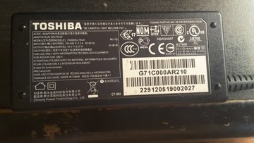 Zasilacz Toshiba oryginalny