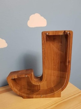 Skarbonka drewniana duża 