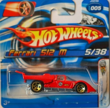 Hot Wheels Ferrari 512M kolekcja 2006