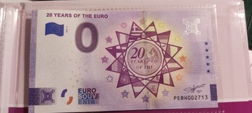 0 euro 20 Years of the Euro Holland 2022-2