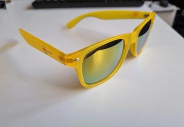 Okulary przeciwsłoneczne żółte nowe