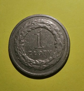 Moneta 1 zł z 1990 r