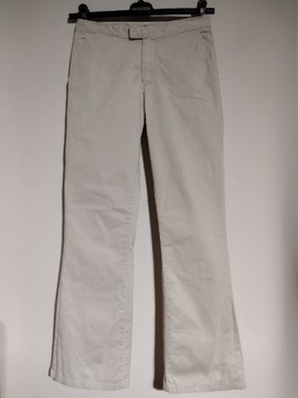 Spodnie Polo Chino Ralph Lauren proste dżinsy jasne beż eleganckie 