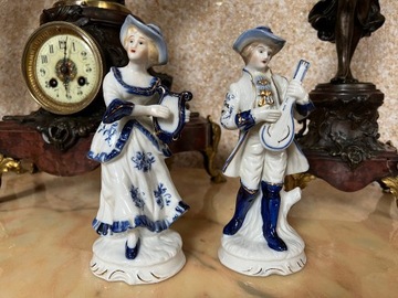 Figurki Porcelana Para Muzyków 2 szt. B509