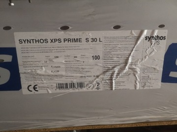 XPS Synthos XPS Prime S 30 L 100mm - paczka 4szt