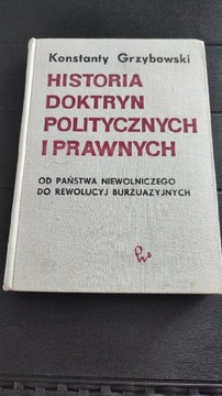  Historia doktryn politycznych i prawnych. Konstanty Grzybowski 1968