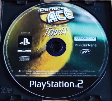 Perfect Ace: Tournament Tennis PlayStation 2 PS2 