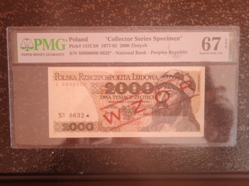 Banknot 2000 złotych 1979 wzór