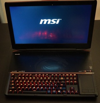 Laptop MSI GT80 2QE  i7  2x GTX 980M SLI 32GB RAM