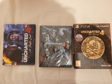 Uncharted 4 edycja specjalna bez gry PS4 steelbook
