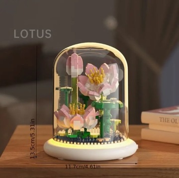 Klocki konstrukcyjne - Kwiat lotosu