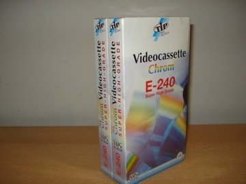 Kaseta VHS 2 szt. FOLIA Nowe