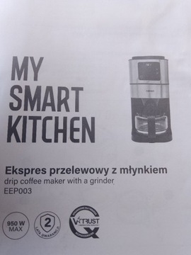 Ekspres przelewowy z młynkiem EEP003