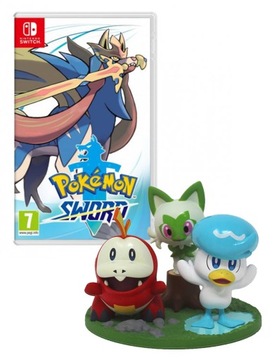 Pokemon Sword + figurka - nowe, folia