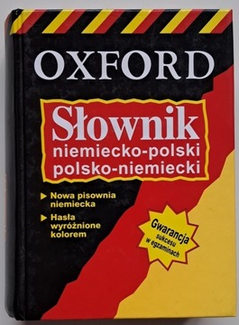 Słownik niemiecko-polski polsko-niemiecki Oxford