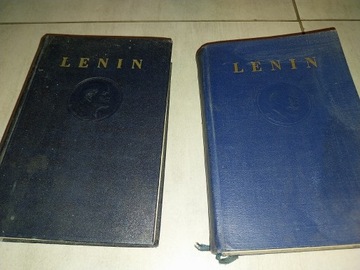 Lenin Dzieła wybrane 2 tomy 1954